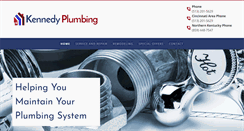 Desktop Screenshot of kennedyplumbingservices.com